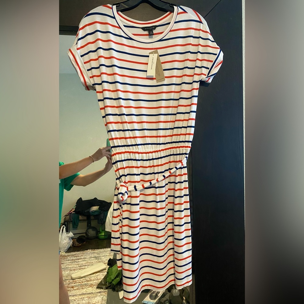 Fresh springtime stretchy dress - Banana Republic